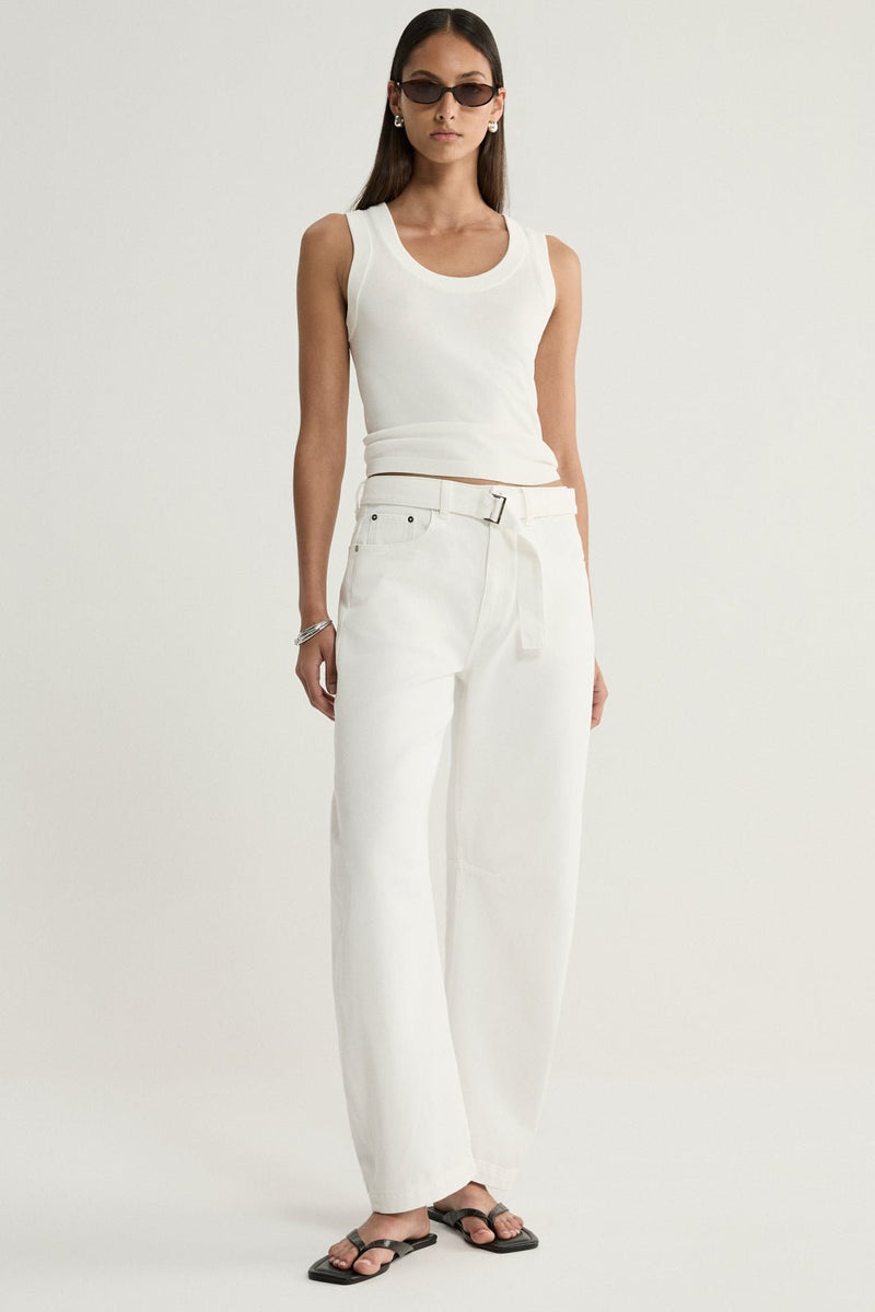 Mayfield Denim Pant Ivory-Elka Collective