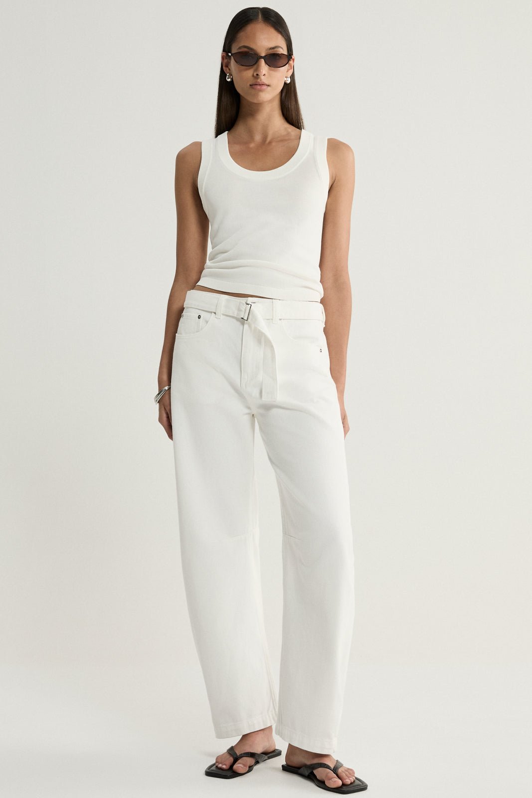 Mayfield Denim Pant Ivory-Elka Collective