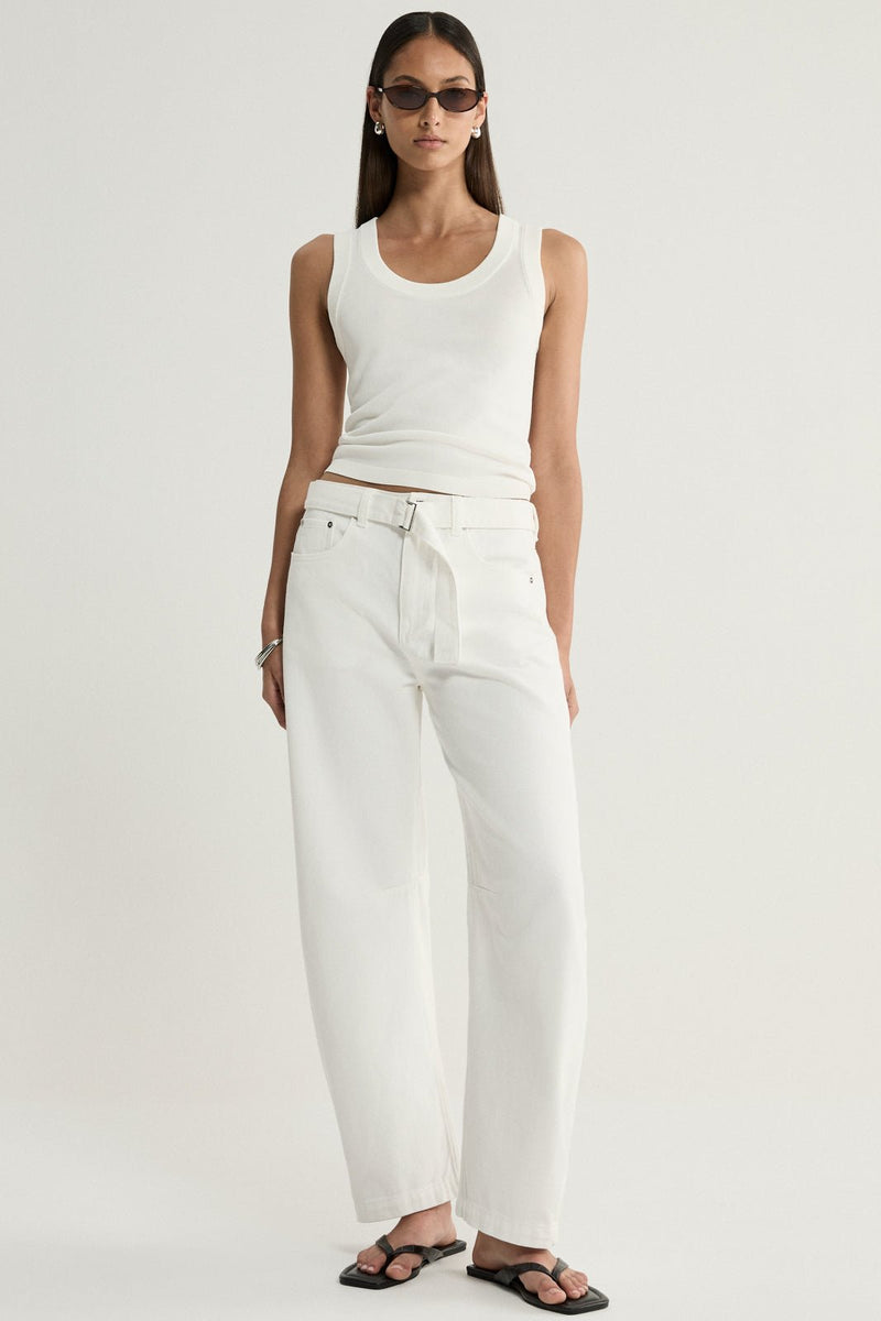 Mayfield Denim Pant Ivory-Elka Collective