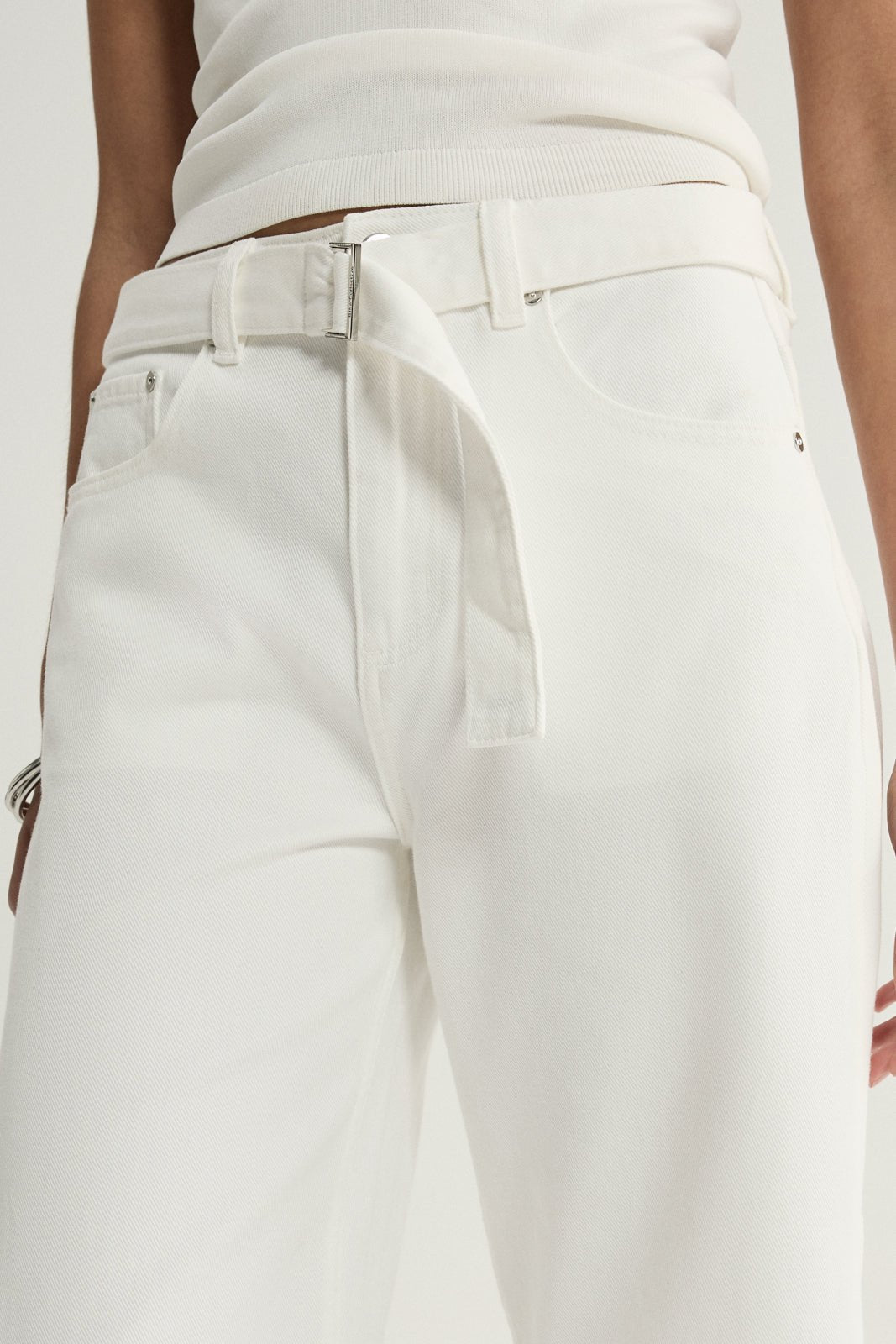 Mayfield Denim Pant Ivory-Elka Collective