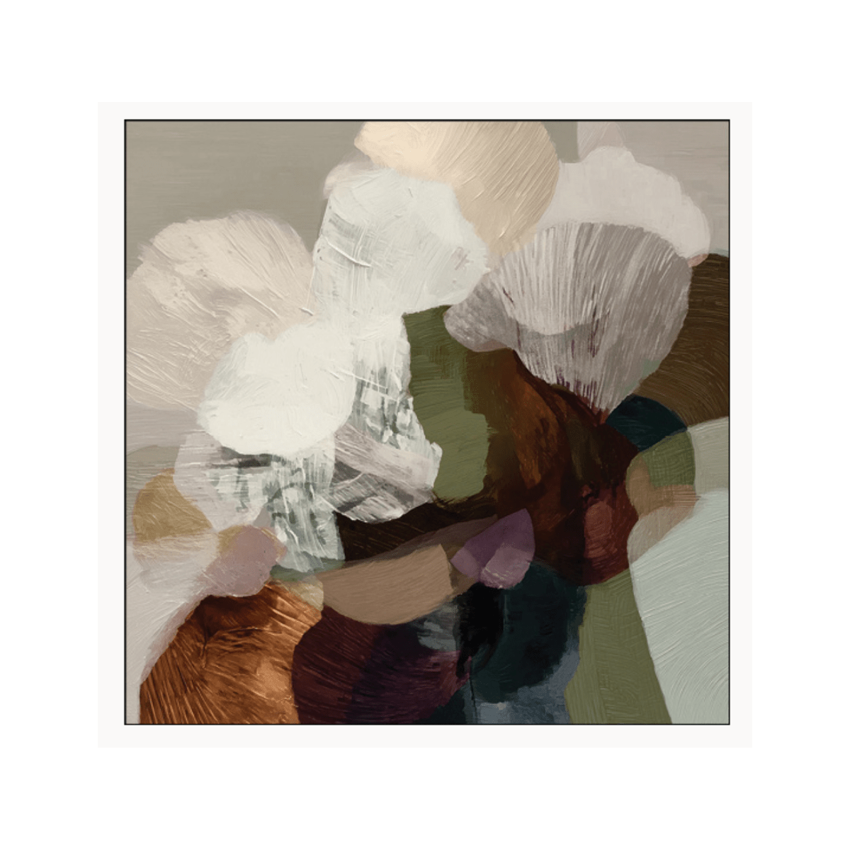 Mineral Formation Canvas - Cooper Black