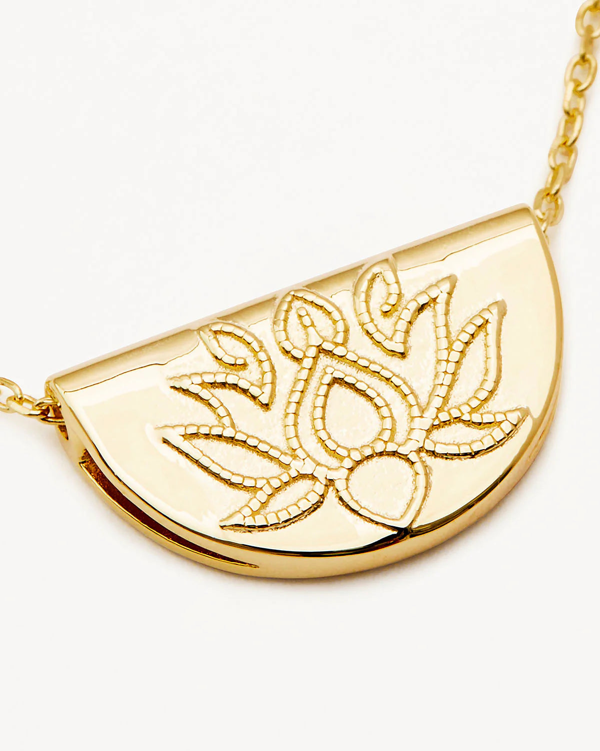Lotus Necklace 18k Gold