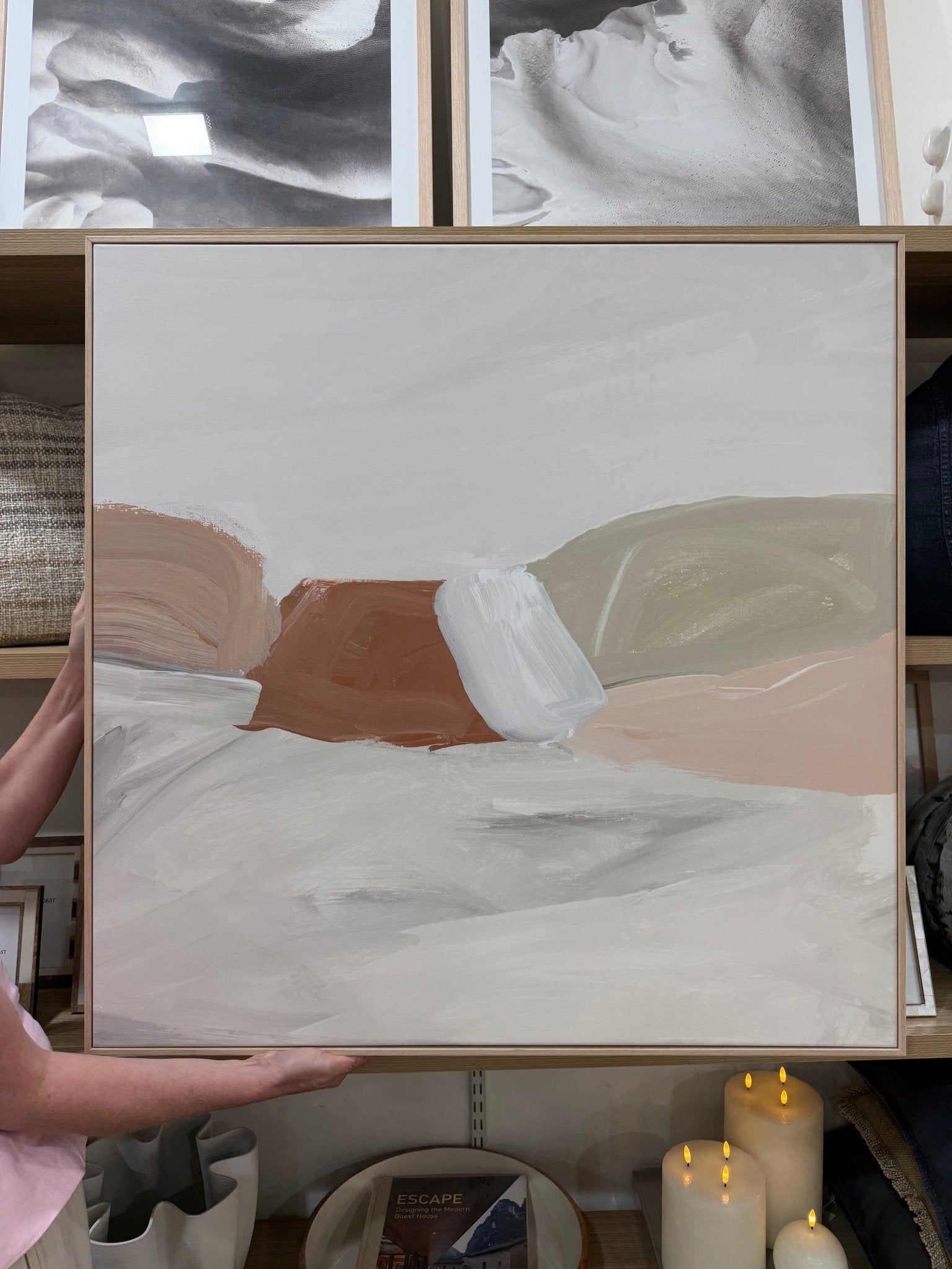 Organic Reflection Fawn Canvas - Warranbrooke