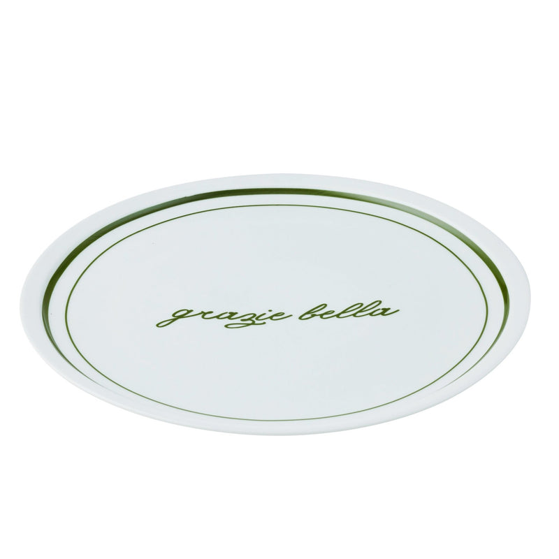 Osteria Grazie Bella Ceramic Round Platter - Coast to Coast