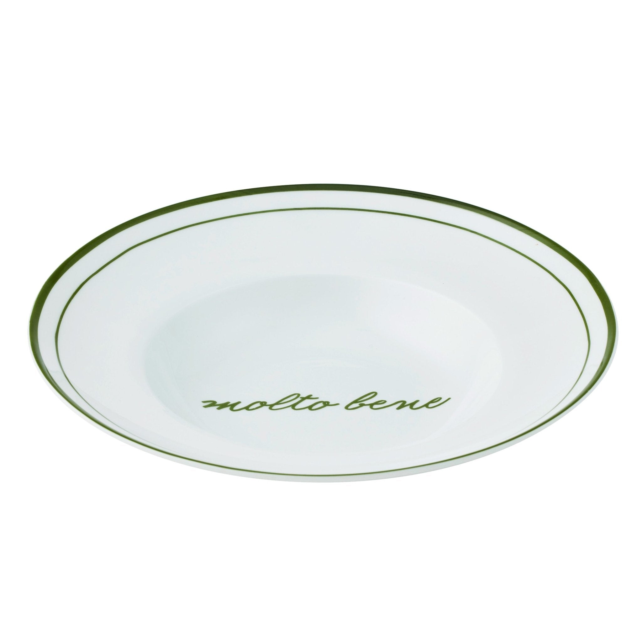 Osteria Molto Bene Ceramic Rimmed Bowl - Coast to Coast