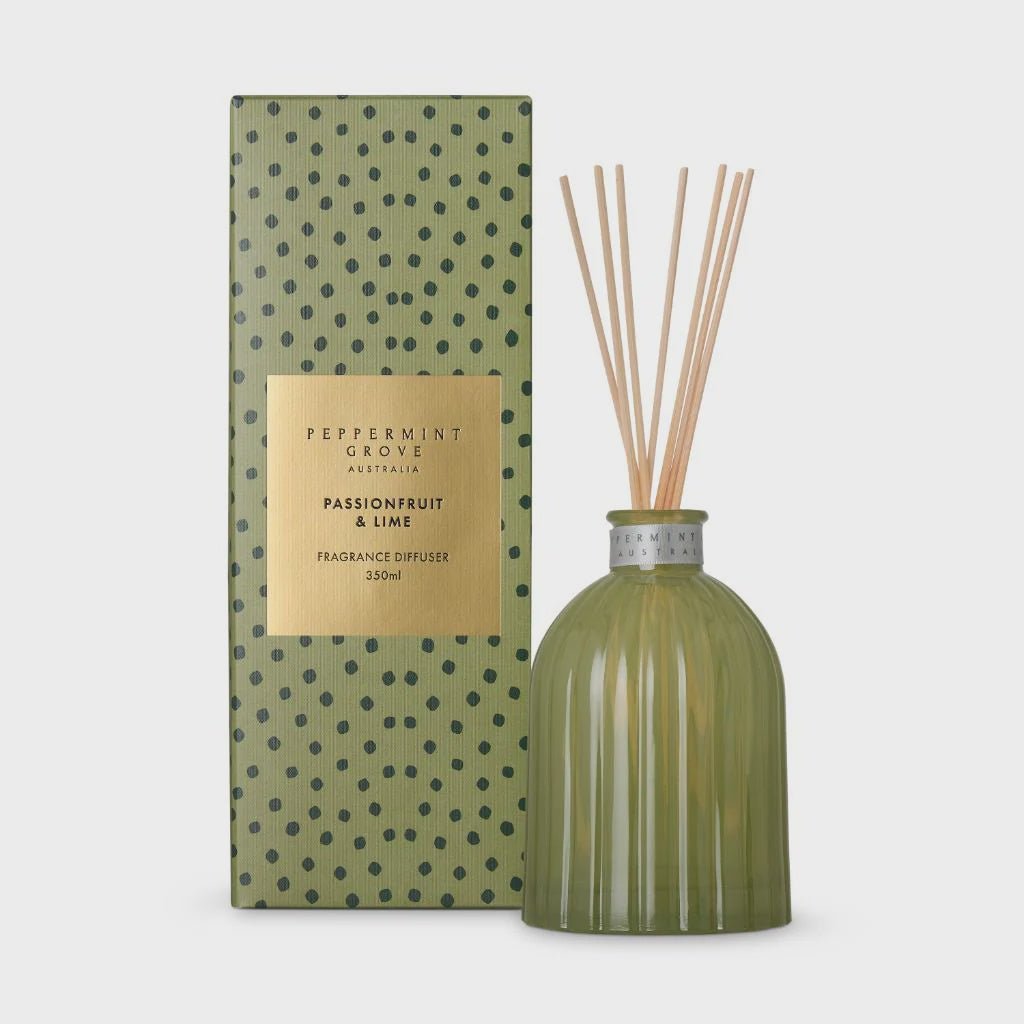 Passionfruit & Lime Ltd Ed Diffuser 350ml - Peppermint Grove
