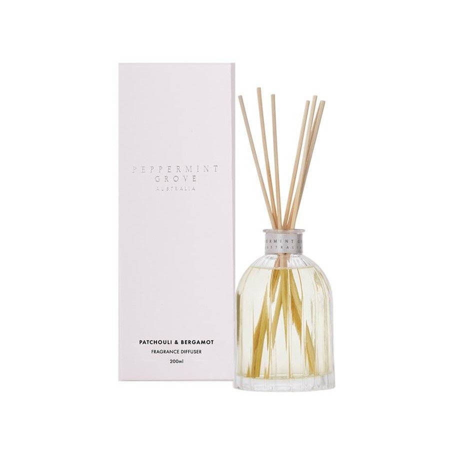 Patchouli & Bergamot Diffuser 200ml - Peppermint Grove