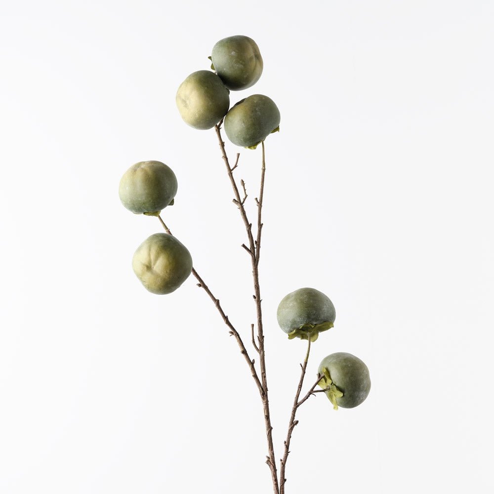 Persimmon Spray Green - Floral Interiors