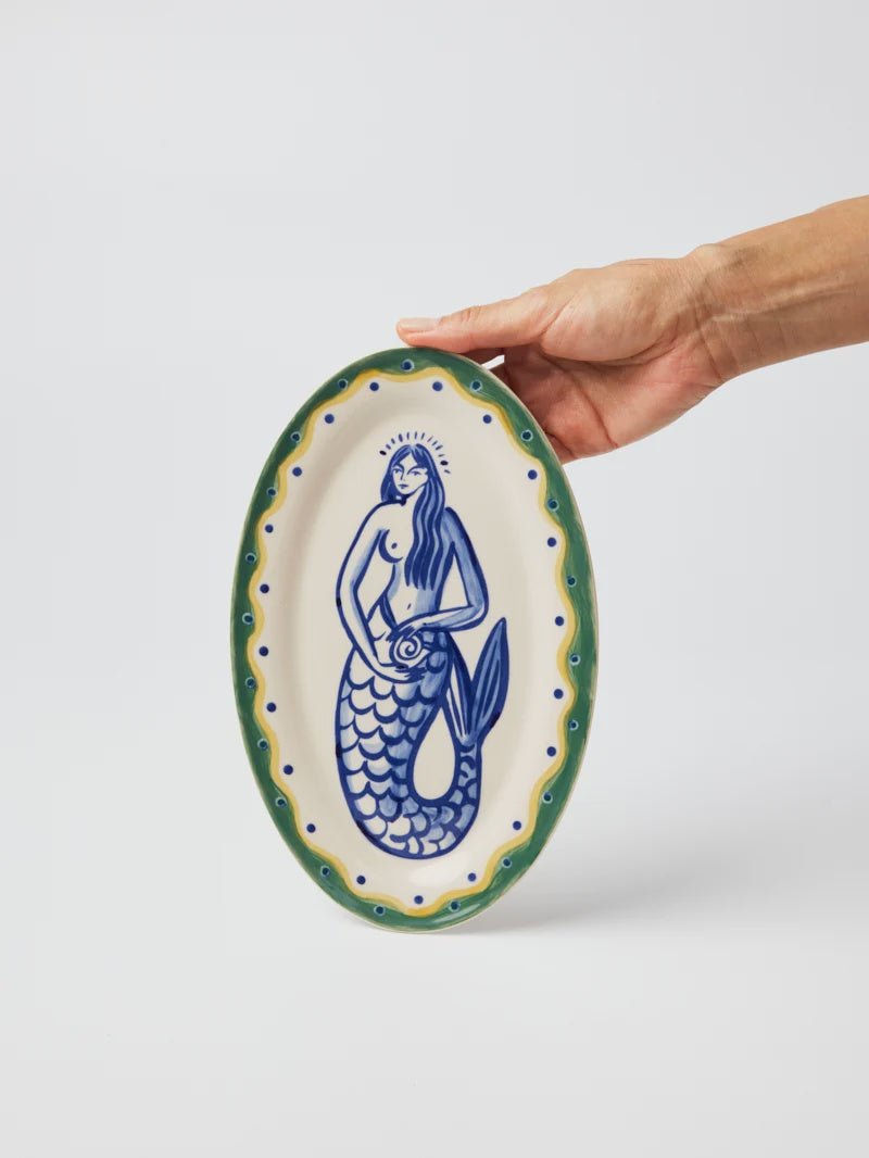 Piccolo Vita Plate Mermaid-Jones & Co