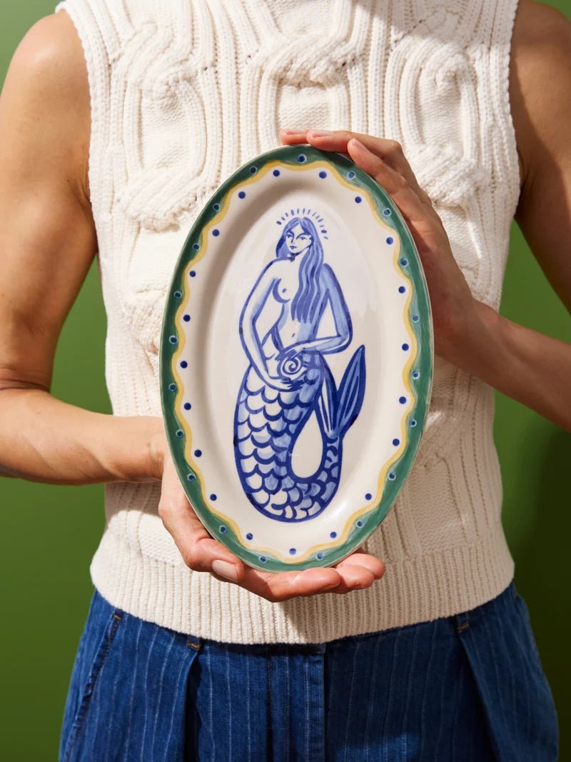 Piccolo Vita Plate Mermaid-Jones & Co