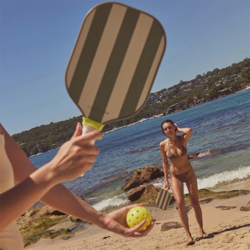 PICKLEBALL SET SEAGRASS STRIPE-Sunnylife
