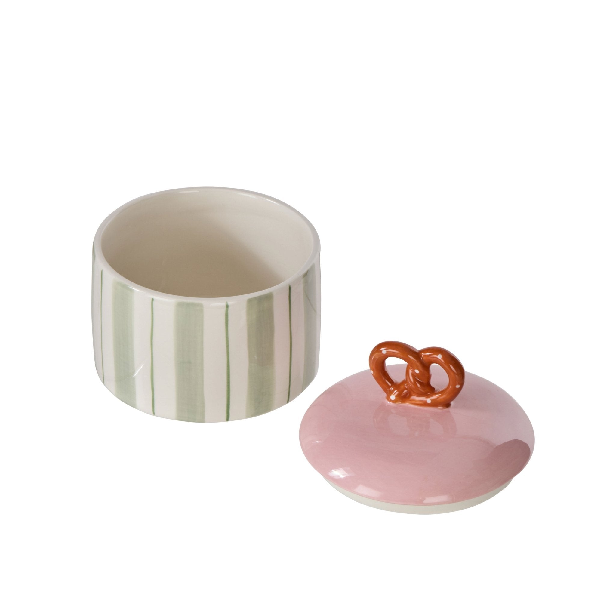 Pierre Pretzel Stripe Cannister - IsAlbi