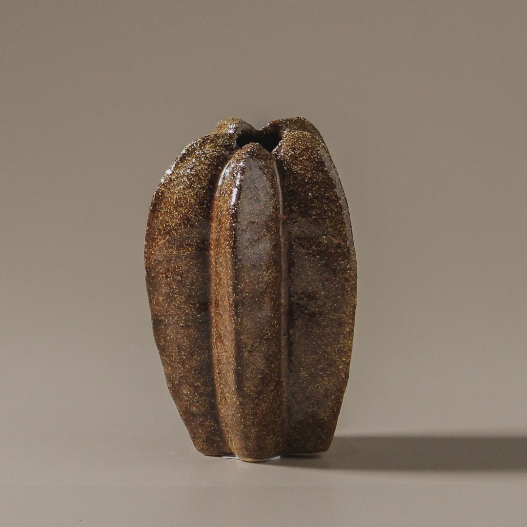 Pod Vase Brown-Indigo Love Collective