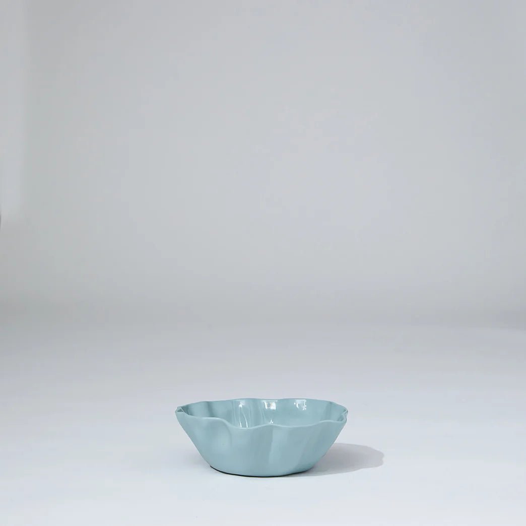 Ruffle Bowl Light Blue-Marmoset Found