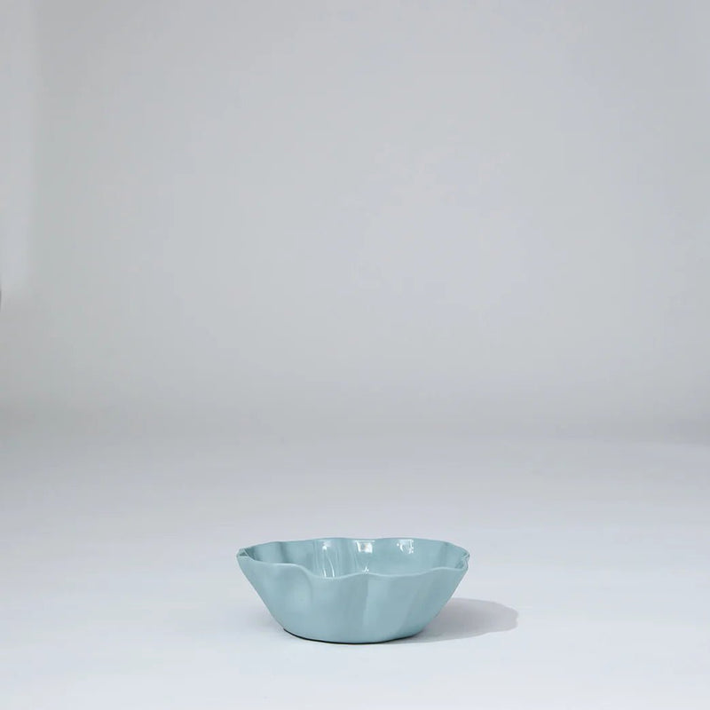 Ruffle Bowl Light Blue-Marmoset Found
