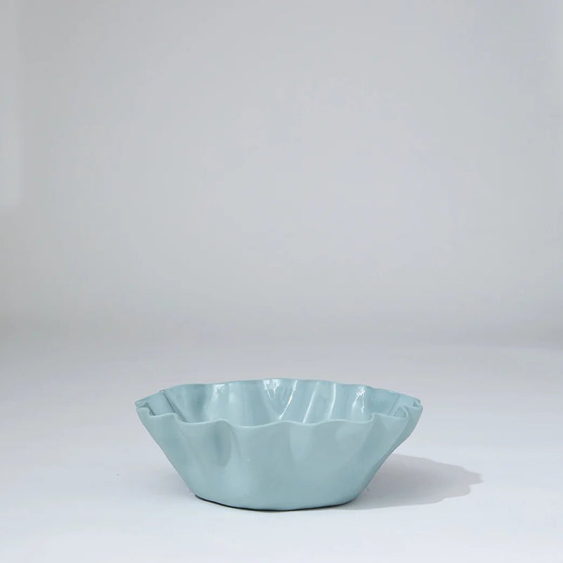 Ruffle Bowl Light Blue-Marmoset Found