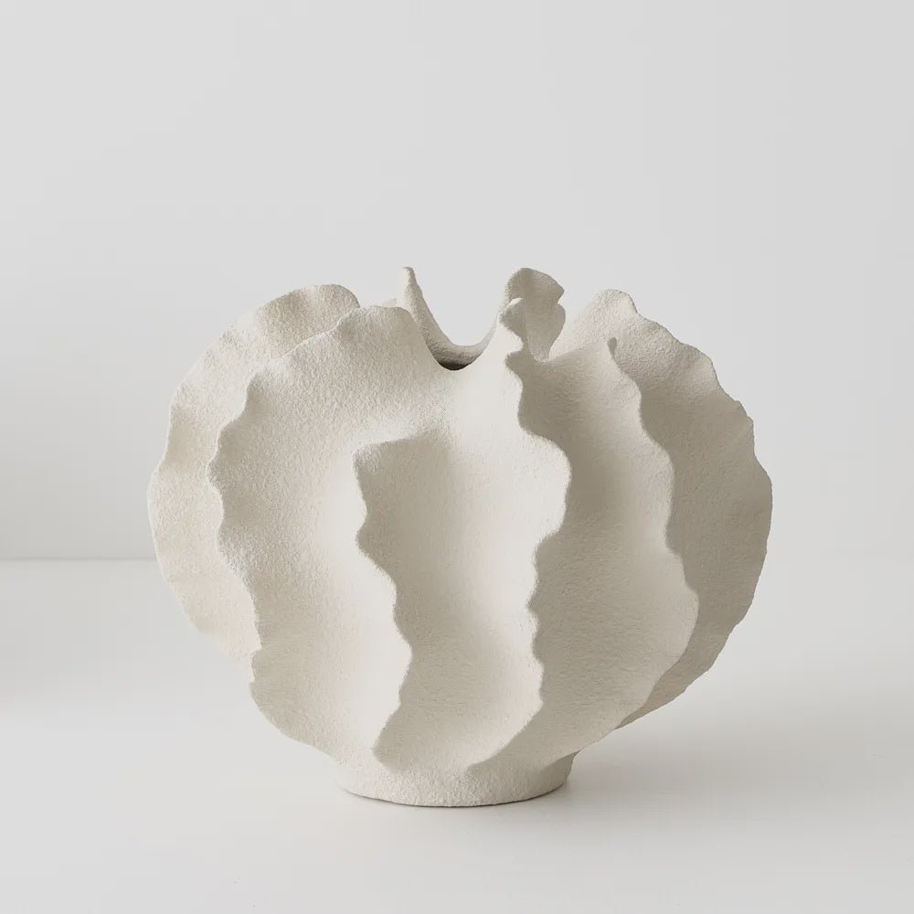 Salento Vase Limestone Large - Floral Interiors