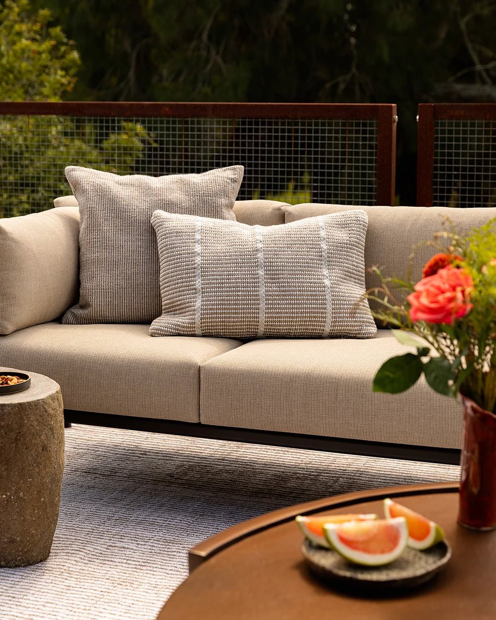 Shore Outdoor Cushion Eucalyptus-Furtex