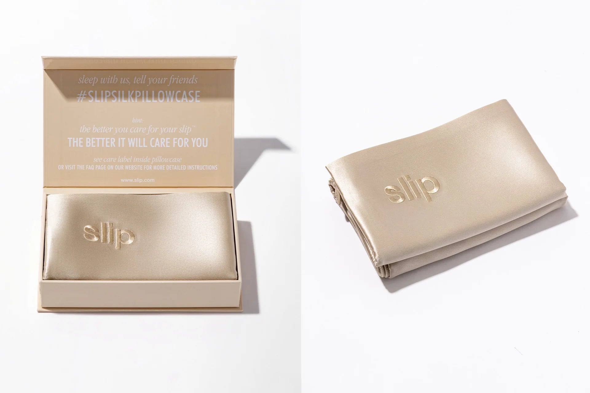 SLIP Silk Pillowcase Caramel - SLIP Silk Pillowcases