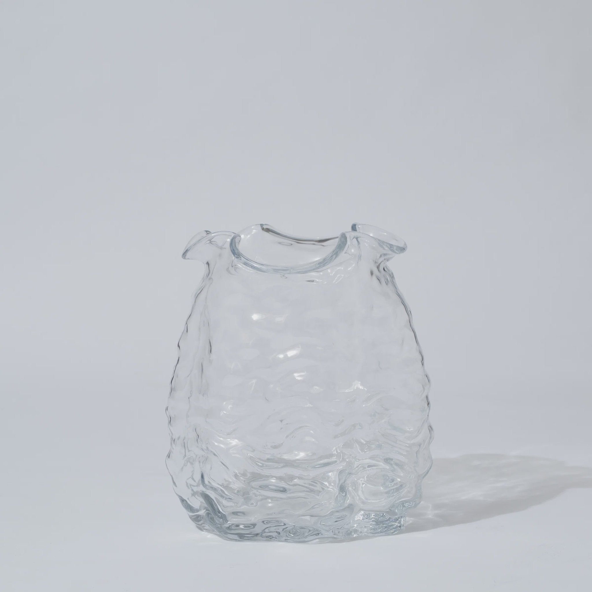 Solstice Vessel Clear Glass Medium-Marmoset Found