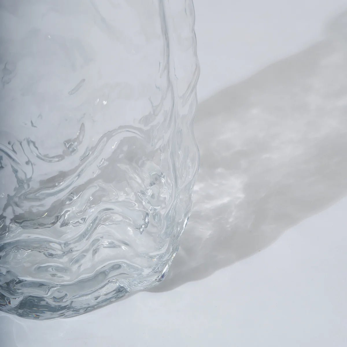 Solstice Vessel Clear Glass Medium-Marmoset Found
