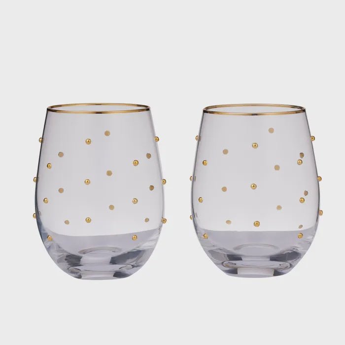 Spotted Gimlet S/2 Tumbler Gold - Coast to Coast