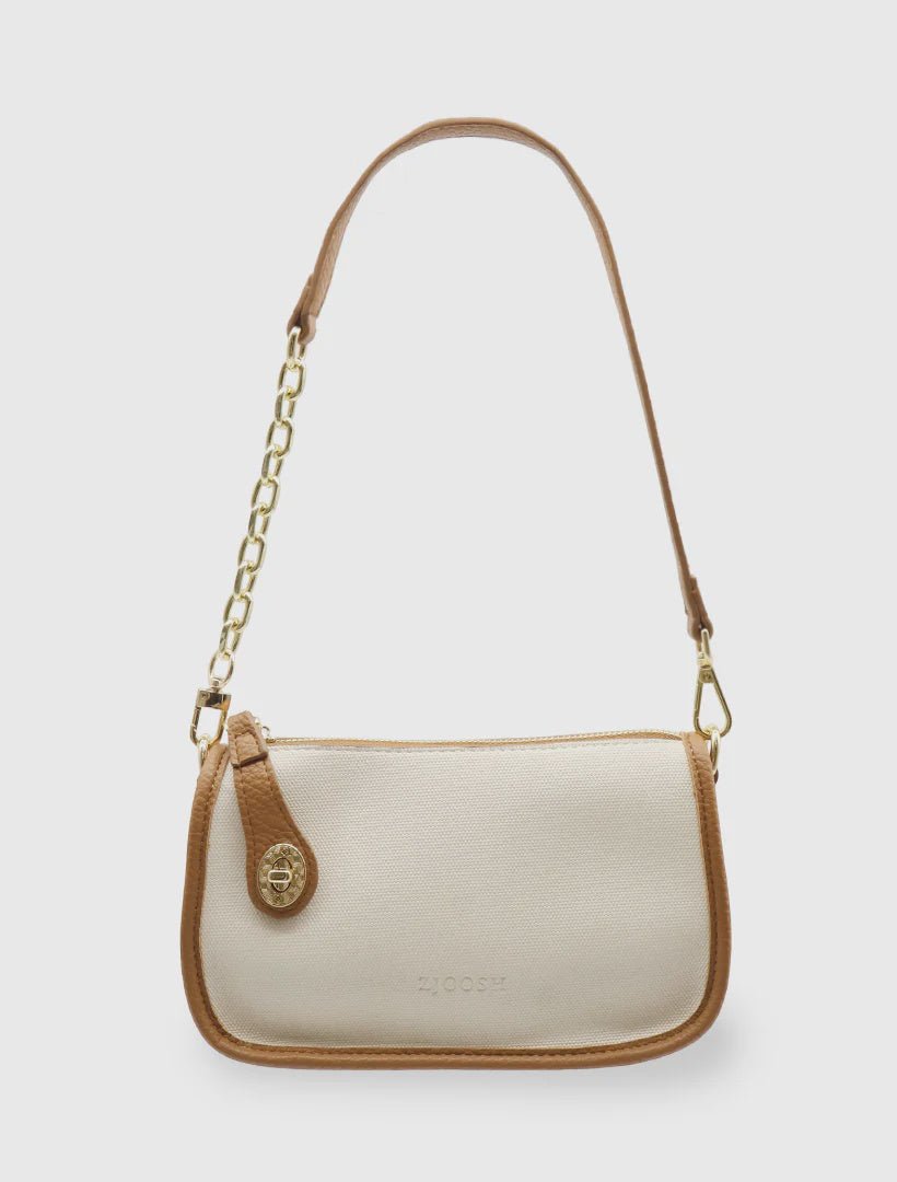 Stacey Bag White Tan - Zjoosh