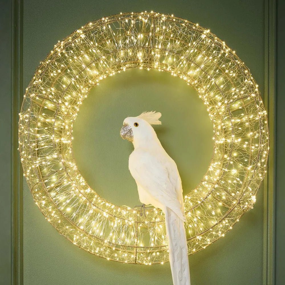 Stellar Light Up Wreath 70cm - Home Basics & Design