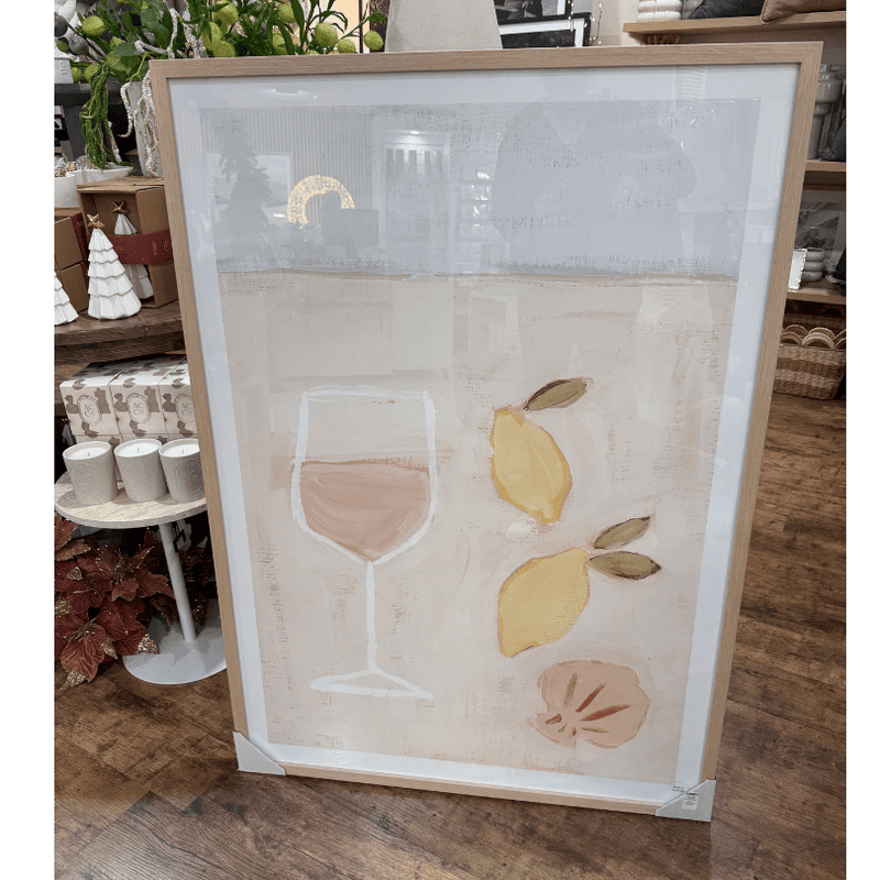 Summer Tabletop Natural Frame Print - Warranbrooke