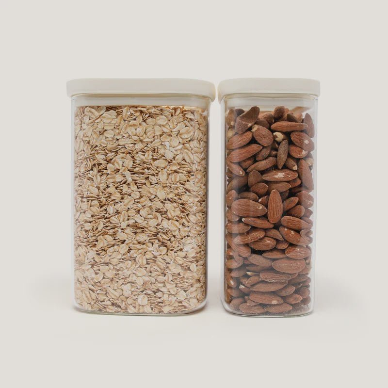 Tallow Glass Pantry Jars 2pk - 1250ml - Seed & Sprout