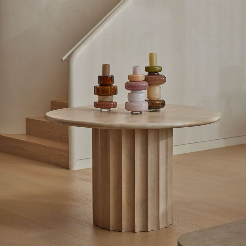 Tutti Glass Sculpture Vase Tonal Green - IsAlbi