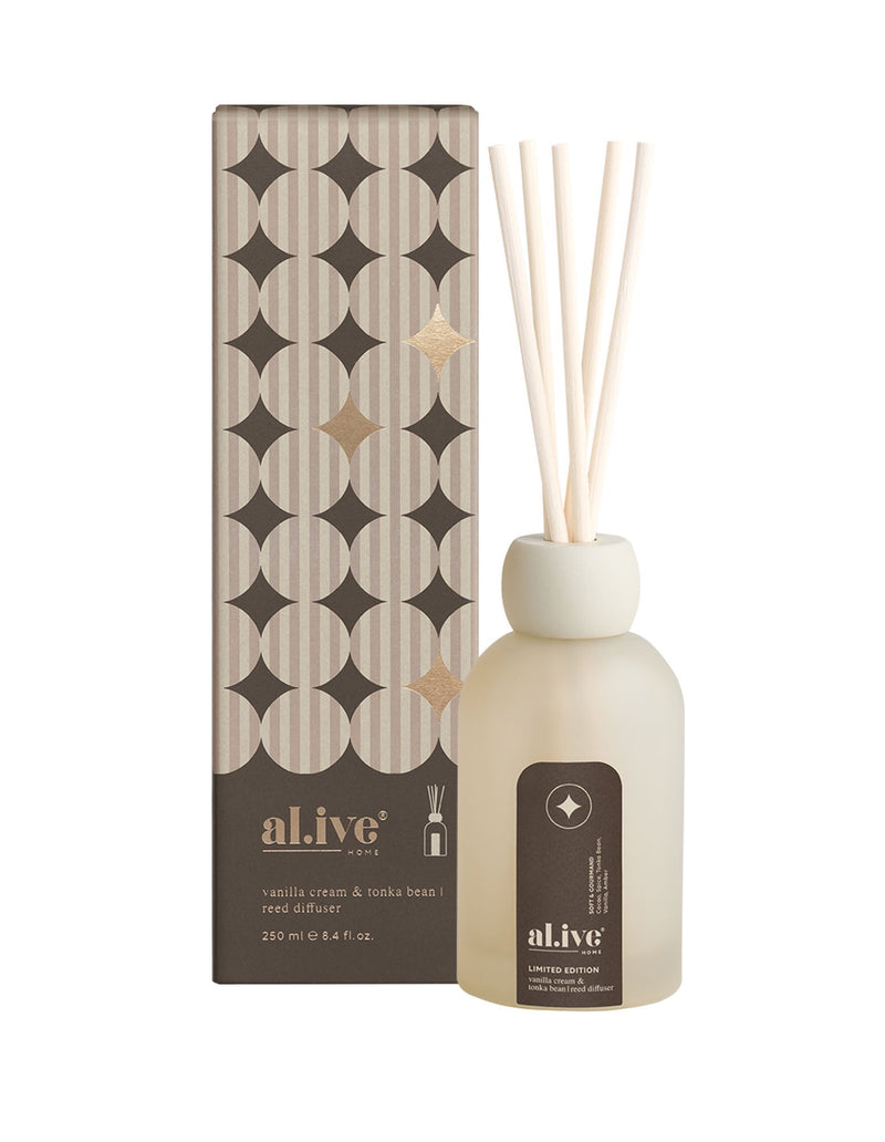 Vanilla Cream & Tonka Bean Diffuser-Alive Body