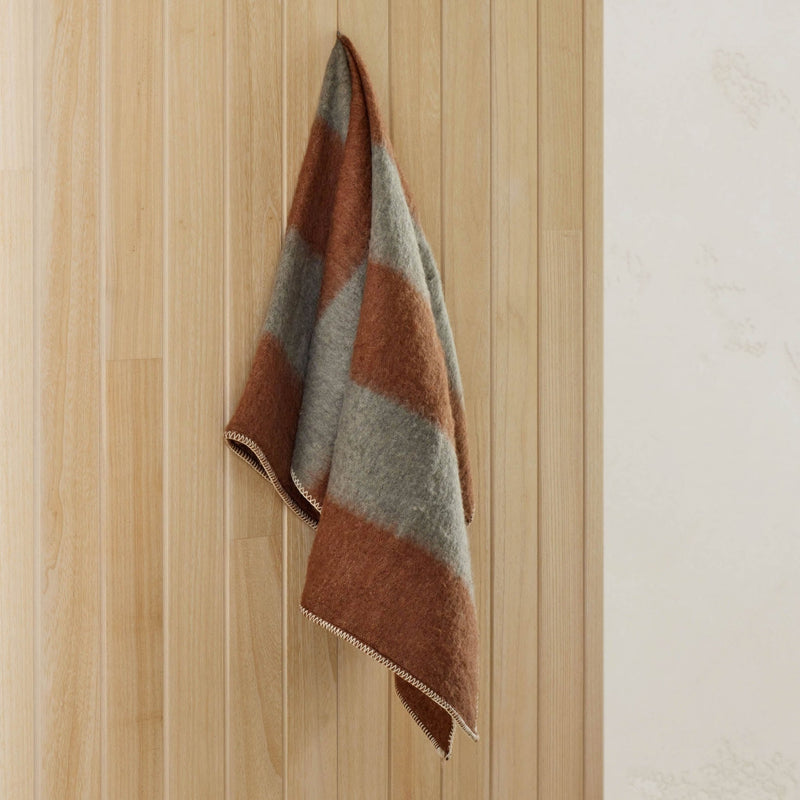Velora Stitch Throw Brown - IsAlbi