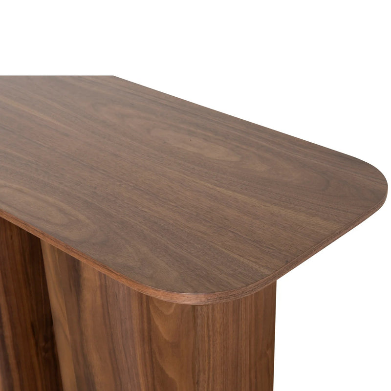 Walnut Curve Console Table - Calibre