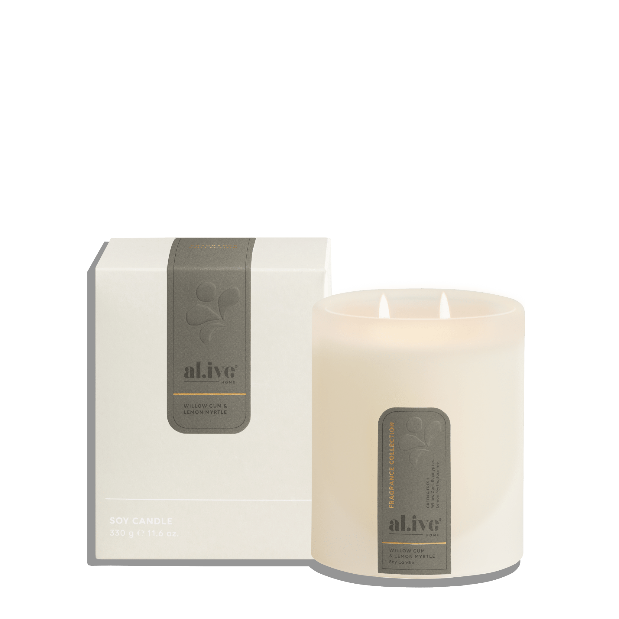 Willow Gum & Lemon Myrtle Candle-Alive Body