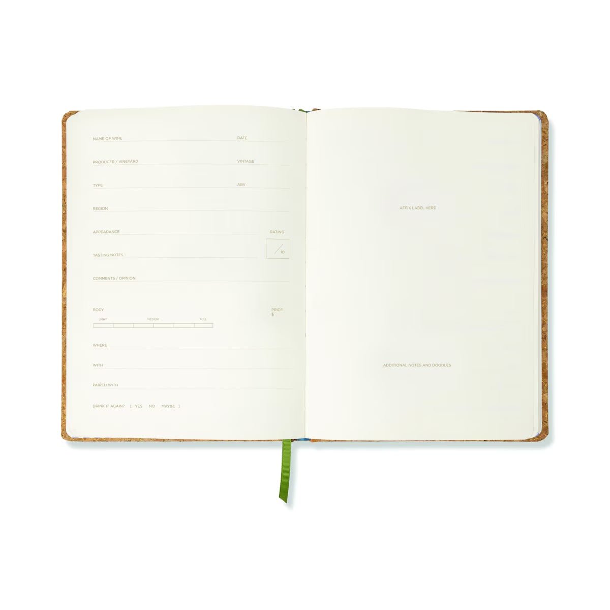 Wine Journal Cork-Designworks