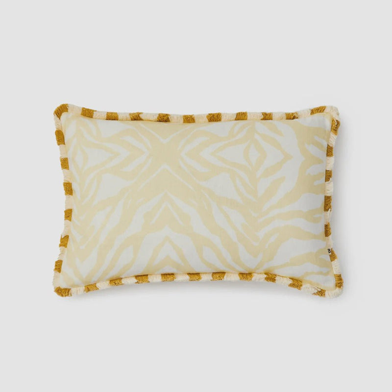Zebra Vanilla 60x40cm Cushion - Bonnie & Neil