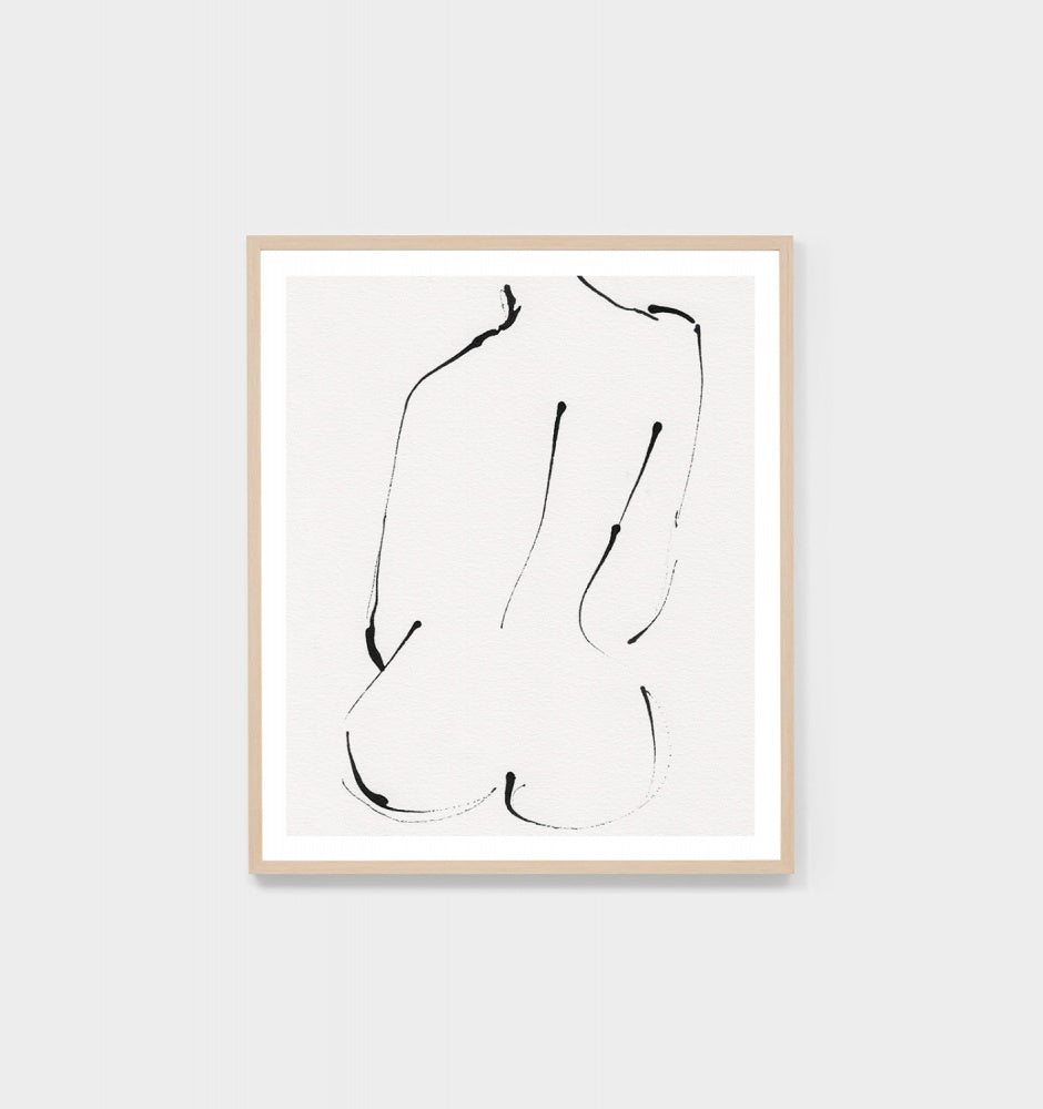 Female Form Framed Print