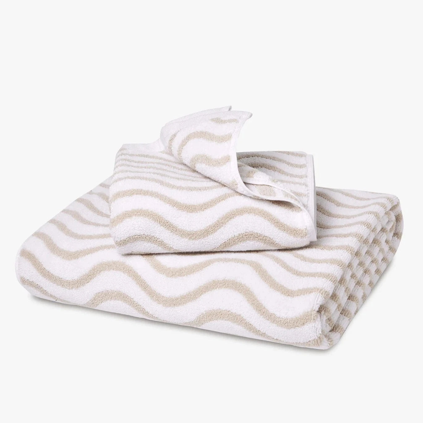 Wave Natural Hand Towel