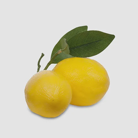 Lemon Cluster with Leaf