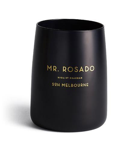 Mr Rosado Black Matte Glass Candle