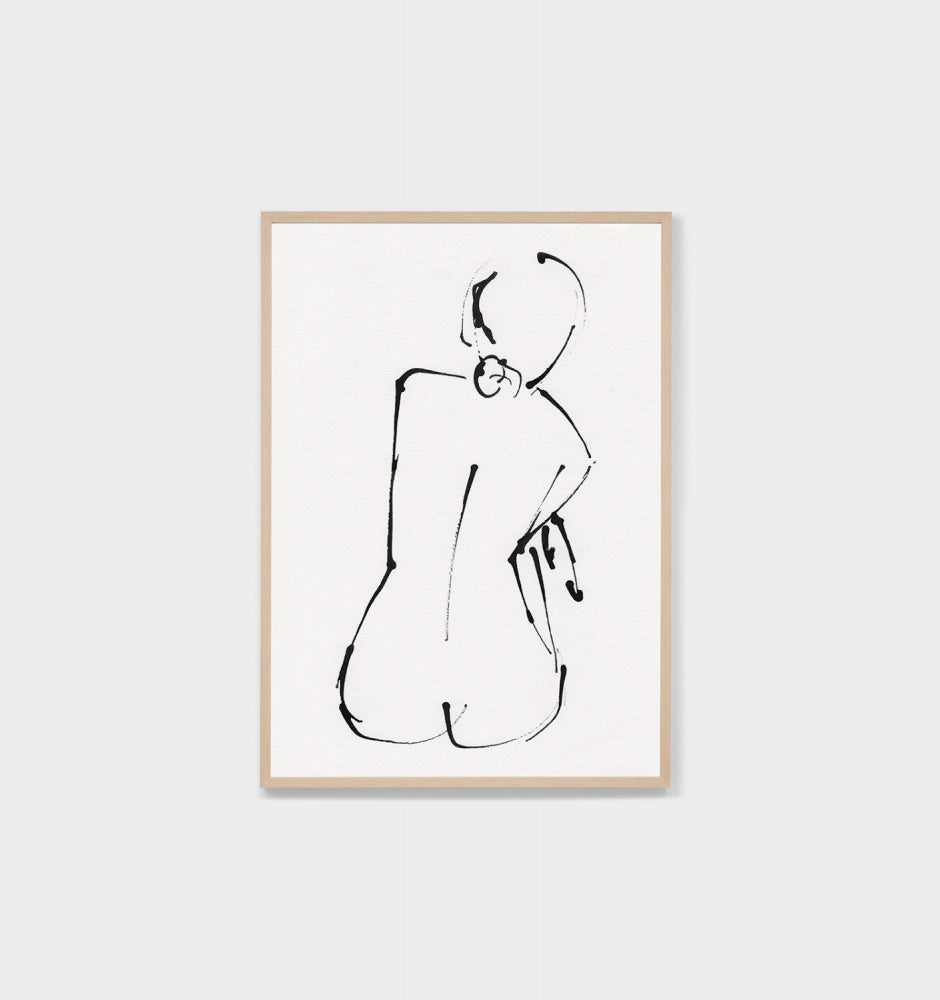 Nude Study Framed Print