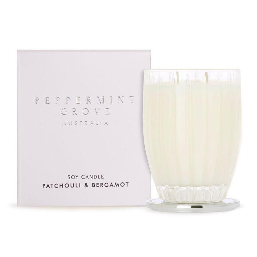 Patchbergamot Lrg Candle