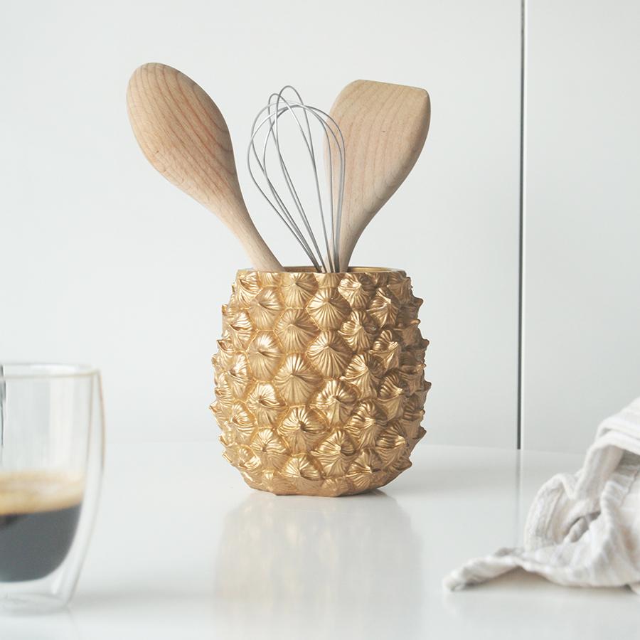 Pineapple Planter Gold