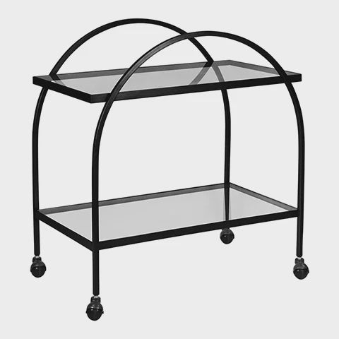 Ponte Black Drinks Cart