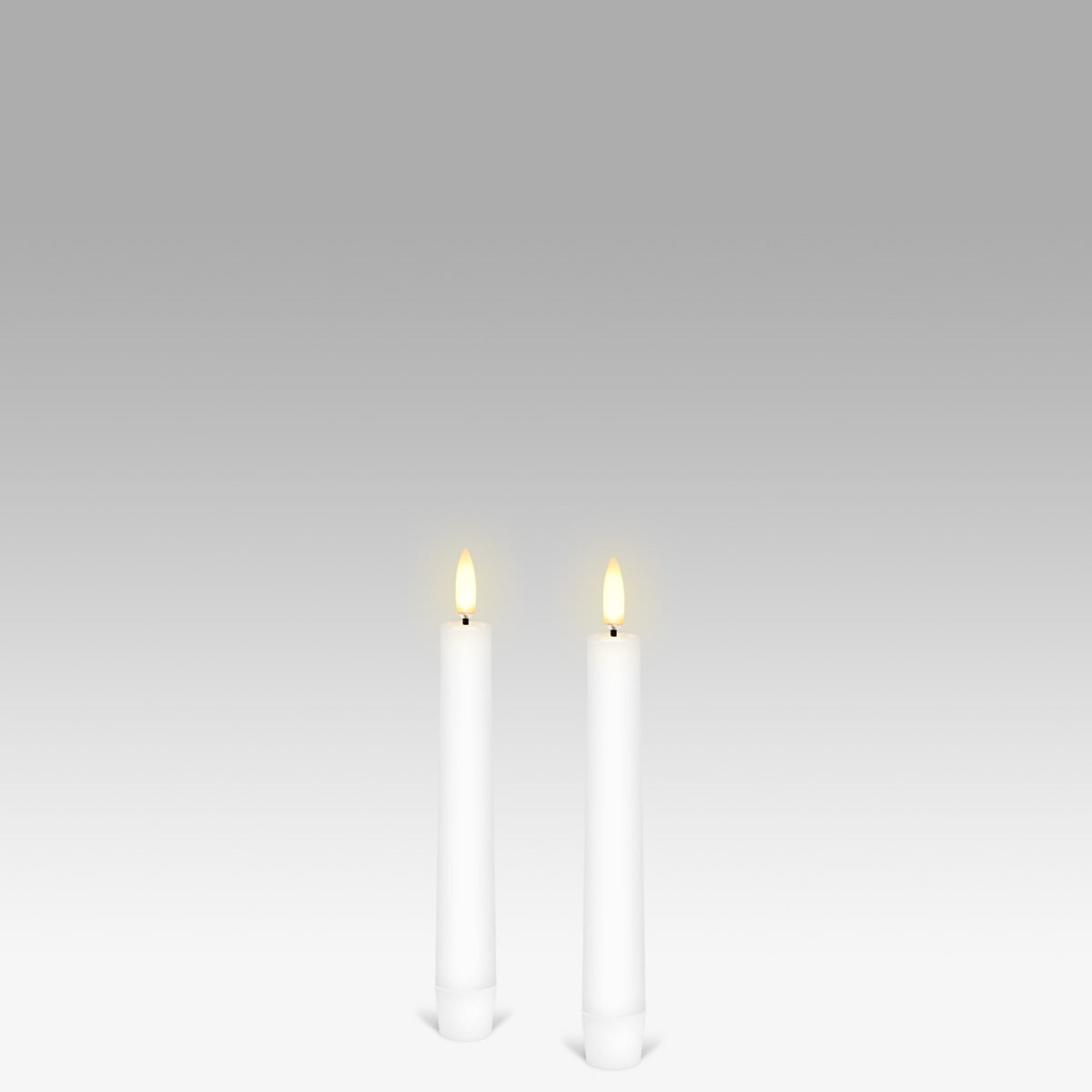 Nordic White Wax Taper Candles 2pk