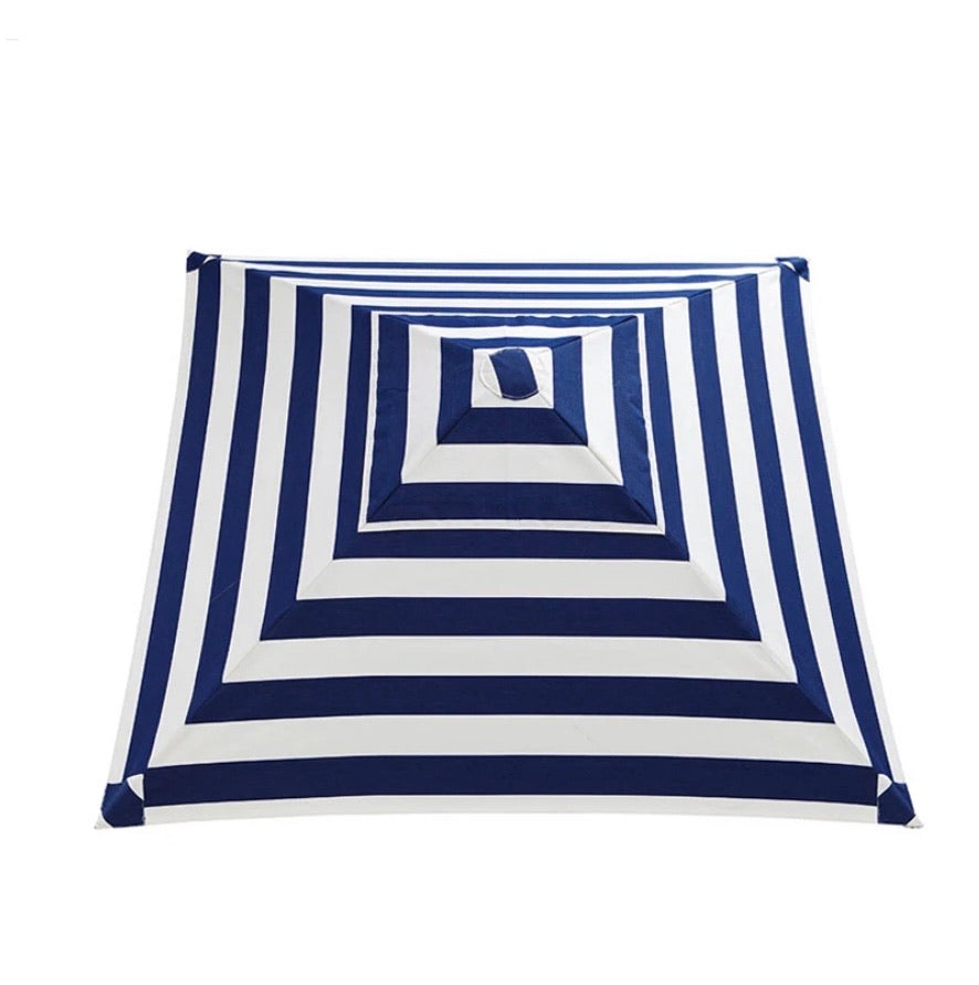 Basil Bangs 2m Go Large Serge Navy Square Umbrella